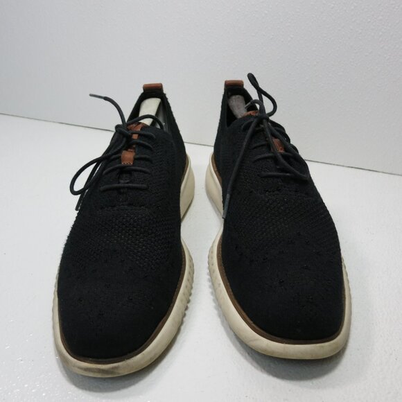 Cole Haan 2.ZERØ GRAND Laser Wingtip Oxfords Fabric Casual Footwear Sz 10.5 M - Picture 5 of 7